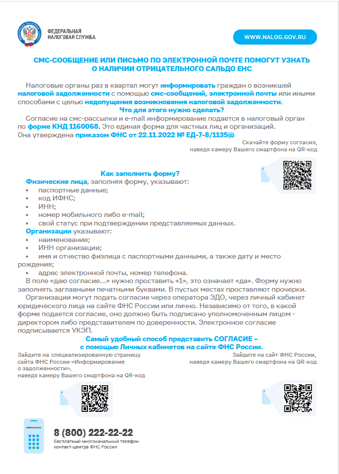 Эффективность работы по привлечению налогоплательщиков к представлению согласий на информирование о долге.