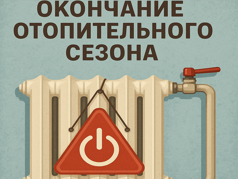 Завершение отопительного сезона запланировано на 13 мая.